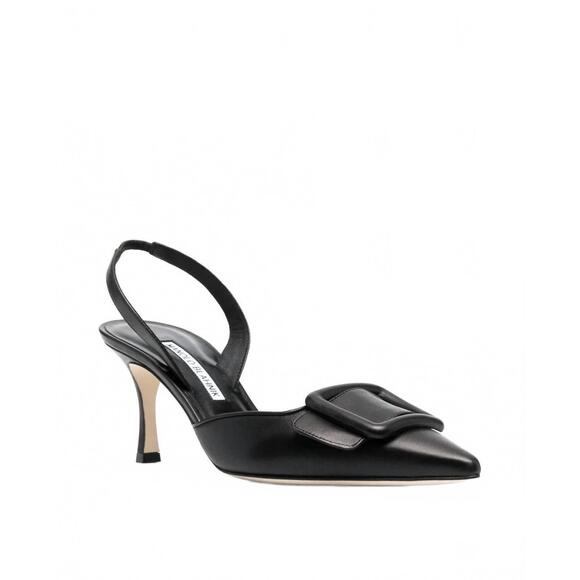 NEW MANOLO BLAHNIK women\'s maysli 70 pumps in black